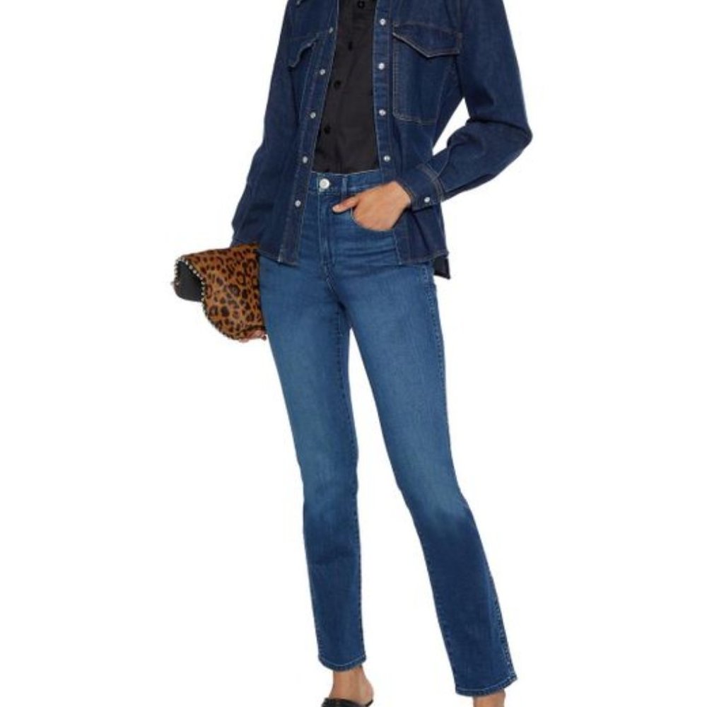 NEW Barneys New York Blue Denim Jeans W3 3X1 Straight Leg